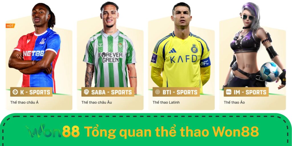 Giới thiệu tổng quan về sảnh thể thao Won88 Giới thiệu tổng quan về sảnh thể thao Won88