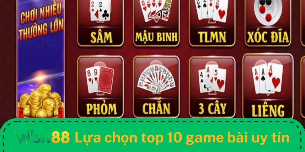 Lựa chọn top 10 game bài uy tín để chơi mạng lại nhiều lợi ích