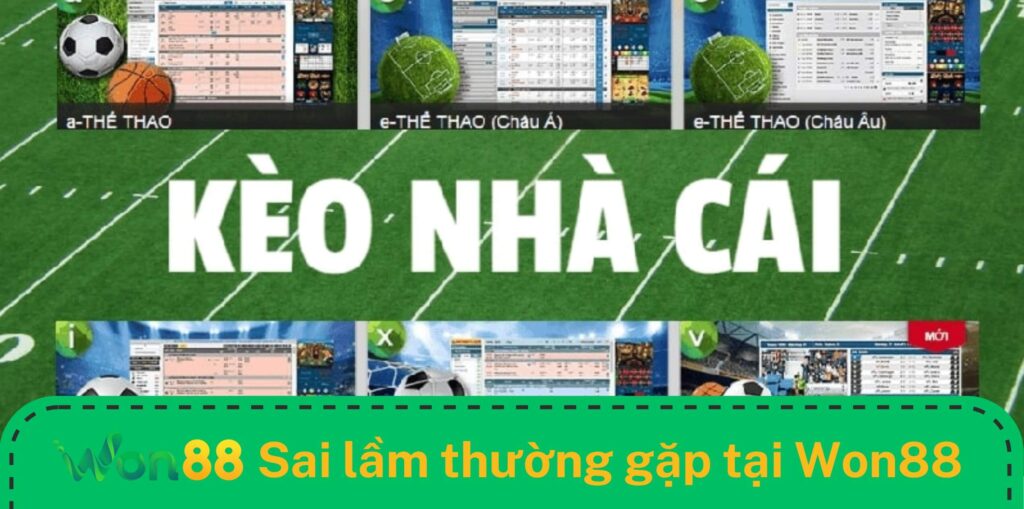 Lưu ý những sai lầm thường gặp khi giải mã kèo nhà cái Lưu ý những sai lầm thường gặp khi giải mã kèo nhà cái