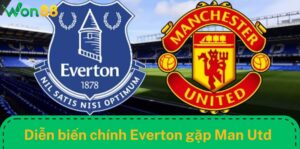 Diễn biến chính Everton gặp Man Utd